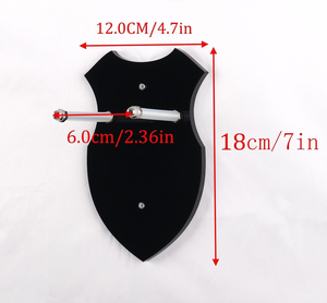 Soporte de pared para <span class=keywords><strong>espadas</strong></span>, gancho de exhibición para espada, daga, hacha, espada de juguete - Exhibición vertical (sin espada) - Product Image 2