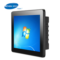 Panel PC Táctil Industrial Integrado de 10.4" TFT LCD J6412 1024 X 768 400 Cd/m2 Capacitivo Resistivo Sin Ventilador IP65 de Montaje Empotrado
