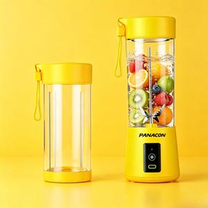 Mixeur-presse-agrumes portable 2-en-1 rechargeable USB/batterie 400 ml sans BPA, robuste, pour smoothies et glace pilée, facile à utiliser - Product Image 4