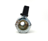 Vanne à boisseau sphérique BH SS, raccord fileté 1/2, légère, pour eau à température moyenne, garantie 3 ans