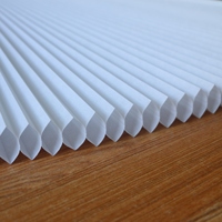 Tissu occultant cellulaire plissé en nid d'abeille électrique de 20 mm, design uni, imperméable, anti-UV, en polyester