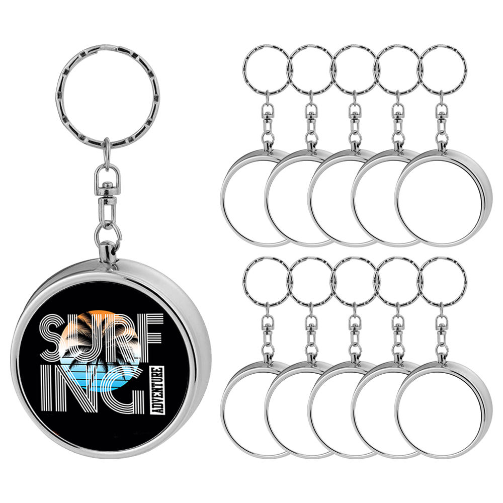 Blank Metal Keyring Personality Mini Portable Metal Ashtray