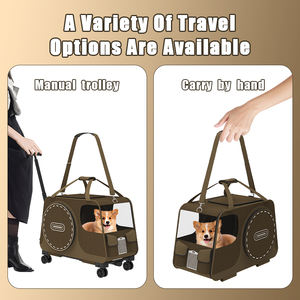 Groothandel Luxe Wandelwagen Voor Huisdieren Leverancier China Aangepaste Wandelwagen Voor Oudere Honden - Product Image 3