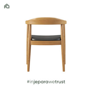 Henry <b>Chair</b> Teak wood <b>chair</b> with <b>upholstered</b> seating designed to deliver comfort elegance and lasting quality - Product Image 5