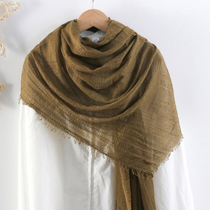 Professional Factory Malaysia Woman Muslin Headscarf Chiffon Scarf Wholesale <strong>Hijab</strong> <strong>Turban</strong> Scarf and Shalw Scarf Supplier - Product Image 1