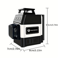 Niveau laser vert 12 lignes, auto-nivelant, haute précision, faisceau fin, outil pour l'alignement des murs et des sols