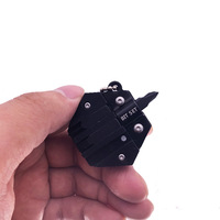Moneda hexagonal portátil multifuncional para exteriores, cuchillo de monedas plegable EDC, llavero, destornillador, armas, herramientas de supervivencia, bolsillo