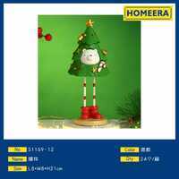 Ornamento decorativo per albero di natale in resina di colori misti 8x8x21cm palla e albero ornamento di natale - Product Image 1