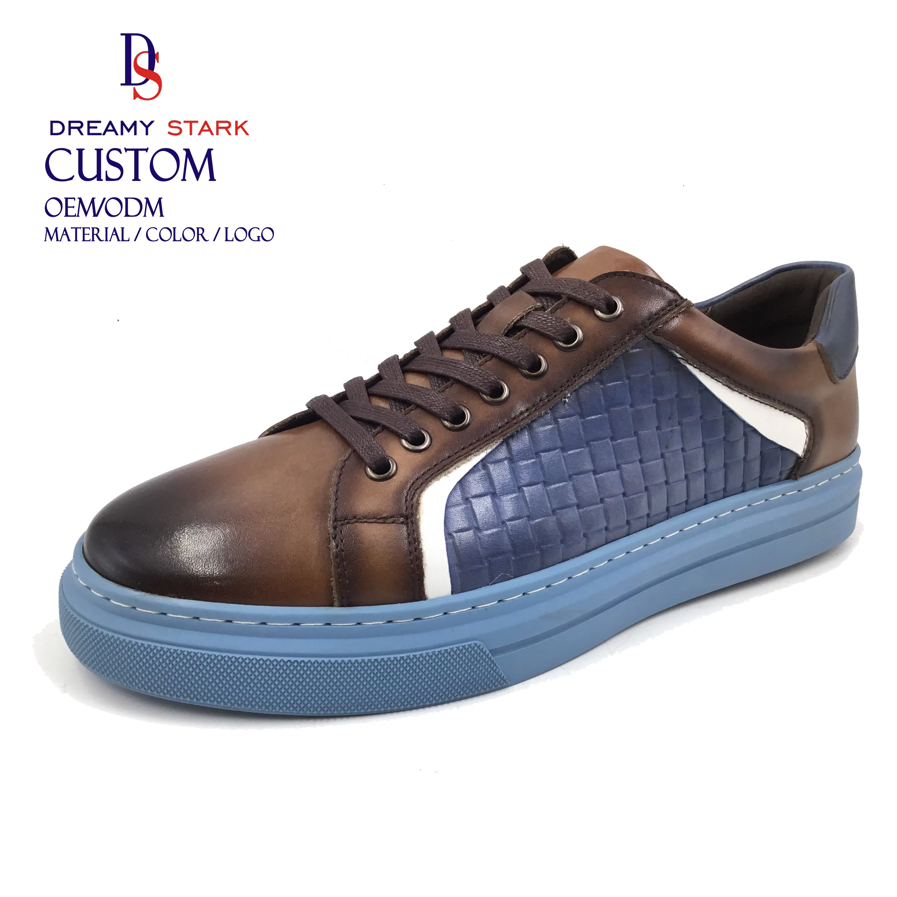 Dreamy Strark zapatos de cuero genuino personalizados para hombres nuevos estilos zapatos casuales para hombres fiesta de oficina