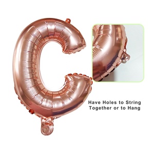 Globo de Aire con Forma de Letra Grande de 40 Pulgadas, Globo de Mylar para Decoración de Fiestas de Cumpleaños, Bodas, Navidad, Graduación - Product Image 6