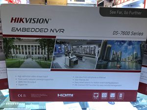 Hikvision <span class=keywords><strong>DS</strong></span>-<span class=keywords><strong>7608NI</strong></span>-<span class=keywords><strong>K1</strong></span>/<span class=keywords><strong>8P</strong></span> 8CH 8PoE 4K <span class=keywords><strong>NVR</strong></span> Enregistreur vidéo réseau H.265+ HDMI jusqu'à 8MP Prise en charge des caméras IP Système de sécurité CCTV - Product Image 1