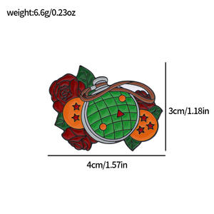96 Estilos de Broches DIY de Metal para Manualidades DRAGON BALL Son Goku <span class=keywords><strong>Vegeta</strong></span> Shenron Trunks Broli, Joyería de Solapa de Aleación, Broche de Anime - Product Image 4