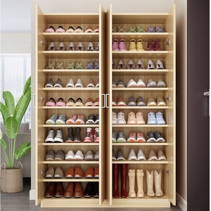 Étagères multi-niveaux en <span class=keywords><strong>bois</strong></span> pour la maison, grand meuble à chaussures en <span class=keywords><strong>bois</strong></span>, étagères à chaussures modernes en <span class=keywords><strong>bois</strong></span>, design en ligne pour les entrées - Product Image 3