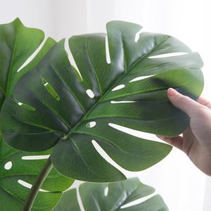 <span class=keywords><strong>Plante</strong></span> artificielle en plastique <span class=keywords><strong>Monstera</strong></span> <span class=keywords><strong>Variegata</strong></span> de 110 cm, aspect naturel, résistante à l'eau, écologique, intérieure, éternelle - Product Image 3