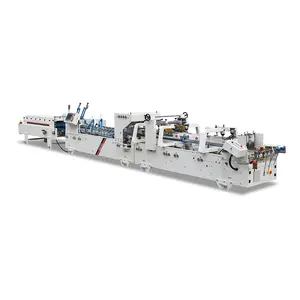 SHH-600AG Voorvouwbare Kartonnen Crash Lock Bodem Map Gluer Box Vouwbare Lijmmachine