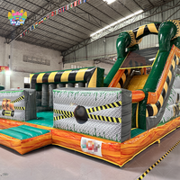 Nouveau design 2026 : Château gonflable d'extérieur avec toboggan intégré pour enfants – Aire de jeux gonflable avec toboggan