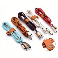 Cable de Datos USB de Alta Calidad con Diseño de Jeans Azules y Conector Micro USB