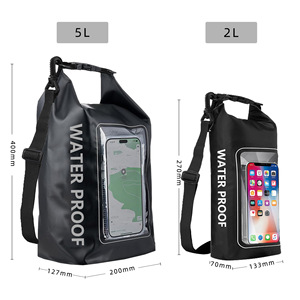 2L Capacity Waterproof <strong>Bag</strong> Outdoor Crossbody <strong>Bag</strong> 2-in-1 Cell Phone Waterproof Pouch PVC Swimming Waterproof <strong>Bag</strong> - Product Image 2