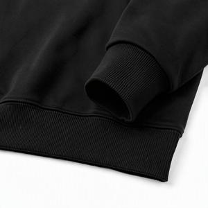 Sweat-shirt à logo personnalisé, coupe décontractée, style streetwear, sweat-shirt à col rond, mode urbaine, haut pour homme, sweat-shirt noir premium - Product Image 5