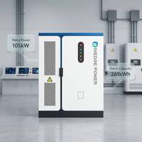 Sistema Solare All-in-One C&I con Batteria di Accumulo Energetico Inedge Power OEM/ODM 105KW/208KWh 125KW/261KWh Raffreddata a Liquido LFP