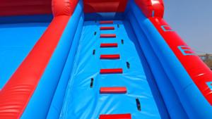 Château gonflable géant commercial avec toboggan, château sauteur Spiderman gonflable, toboggan sec en PVC 30x23x26.3FT, 40 personnes, 3 ans - Product Image 2