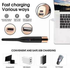 Mini KC USB sans fil, meilleur fer à lisser en céramique, Portable, Rechargeable - Product Image 5