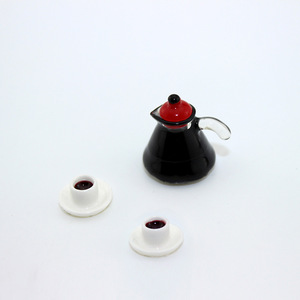 Miniatura de Cafetera para Casa de Muñecas, Accesorio de Juguete para Escenas de Comida, Modelo D119 - Product Image 5