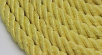 Cuerda de Aramida Ignífuga de 16mm, 18mm, 20mm, 24mm, 28mm, 32mm, 36mm, 40mm, 3/8/12 Hilos, para Amarre Marino, 500C, Precio de Fábrica