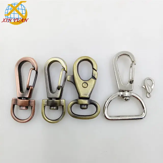xinyuan Wholesale Nickel Free Swivel Bolt Snap Hook for Bag Parts Keychain Snap Hooks Buckles Bag Strap Lobster hook