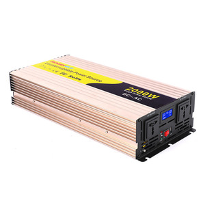 Inversor de Onda Sinusoidal Pura Repu de 2000W, 4000W Pico, 12V 24V 48V a 220V 110V Monofásico para Autocaravanas, Coches y Camping - Product Image 1