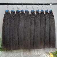 Lots de Cheveux Naturels Vietnamiens de Grade 15A, Non Traités, Vierge, Raides et Crépus, Fournisseur de Mèches de Cheveux Humains avec Cuticules Alignées