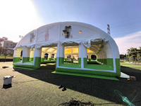 Grande Arche de Chapiteau Géant Portable Imperméable en PVC pour Événements Sportifs Extérieurs