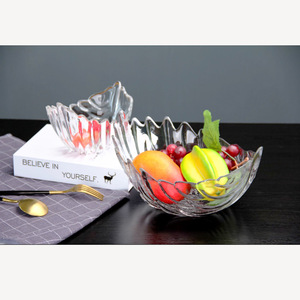 Assiette à salade en verre de plumes d'or de <span class=keywords><strong>style</strong></span> <span class=keywords><strong>scandinave</strong></span> créatif de 33 pouces pour la <span class=keywords><strong>vaisselle</strong></span> de dessert de célébrité à la maison - Product Image 3