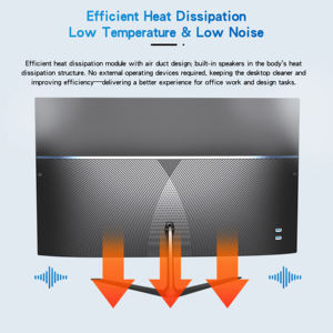 Máy tính All-in-one siêu mỏng, cao cấp, tùy chỉnh OEM, bán buôn từ nhà máy hàng đầu, nhiều loại bộ xử lý I7, card đồ họa rời - Product Image 4