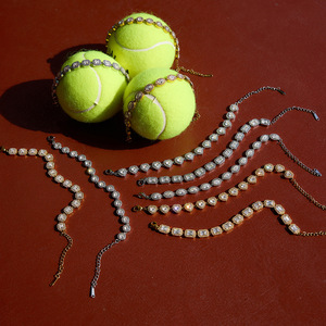 Tennis Bracelet For Women Heart Shape Zircon Bezel Setting Gold Silver Chain Jewelry Gift Fashion Accessory - Product Image 4