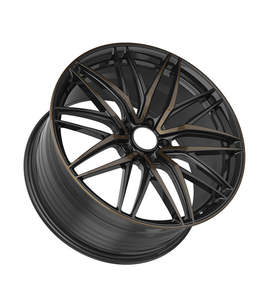 Jantes en alliage CNC RSJ pour <span class=keywords><strong>Audi</strong></span> 17 18 19 20 21 22 pouces, finition gris brillant, noir, 5x112, jantes argentées hyper brillantes 20 pouces - Product Image 5