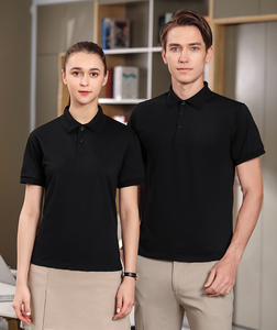Camisetas de Polo de Golf para <span class=keywords><strong>Hombre</strong></span> y Mujer, Blancas o Negras, Lisas o con Diseño Personalizado Bordado o Impreso, de Algodón o Poliéster, de Secado Rápido - Product Image 3