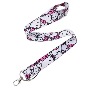 Badge <span class=keywords><strong>de</strong></span> <span class=keywords><strong>travail</strong></span> Sanrio avec cordon, sangle <span class=keywords><strong>de</strong></span> cou, sangle tissée KT, carte <span class=keywords><strong>de</strong></span> bus étudiante, ensemble porte-badge <span class=keywords><strong>de</strong></span> <span class=keywords><strong>travail</strong></span> - Product Image 5