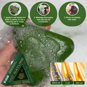 Shampoo <span class=keywords><strong>Solido</strong></span> alle Erbe Sette Verdi 120g Platycladus Orientalis Erba Usman Rinforzante per Capelli Controllo dell'Oleosità Gel Doccia <span class=keywords><strong>Solido</strong></span> - Product Image 5
