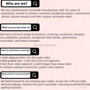 <span class=keywords><strong>Toldos</strong></span> <span class=keywords><strong>y</strong></span> <span class=keywords><strong>toldos</strong></span> <span class=keywords><strong>para</strong></span> exteriores de Metal con sombra retráctil temporal <span class=keywords><strong>para</strong></span> casas, toldo retráctil, soporte de techo - Product Image 4