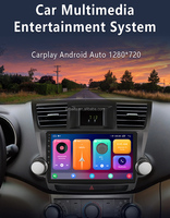 Android für Toyota Highlander Android Autoradio Multimedia Video Player GPS Navigation 2DIN WiFi 4G RDS Autoradio