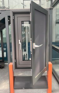 Nhiệt phá vỡ Nhôm kính cửa sổ đôi kính cường lực an ninh hiện đại cho phòng khách - Product Image 6