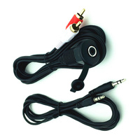 Wasserdichtes Audiokabel DC3,5 mm Buchse auf 2RCA Stecker 3,5 mm Aux MP3-Player