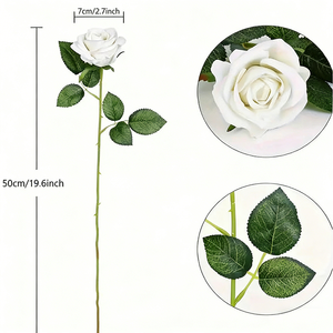 Arreglo de Flores Artificiales de Alta Calidad Xcreated, Rosas Blancas de Seda y Hortensias, para Decoración del Hogar en el Dí<span class=keywords><strong>a</strong></span> de San Valentín - Product Image 6