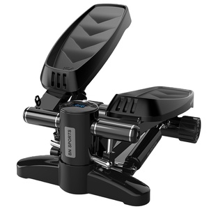 Nouveau modèle 2021 : <span class=keywords><strong>Stepper</strong></span> en acier avec levier hydraulique et corde de traction pour exercices des jambes et réduction de la graisse à domicile - Product Image 1