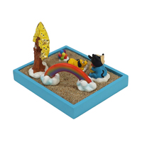 Souris personnalisée Père Noël et bonhomme de neige, artisanat en résine pour table de sable, jouet pour enfants, cadeau, souvenir de Noël, article d'ameublement