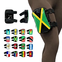Sac de Cuisse Personnalisé Barbados pour Femme, Sac de Jambe Imperméable avec Drapeau, Pochette Sportive Réglable pour Activités de Plein Air, Carnaval et Randonnée