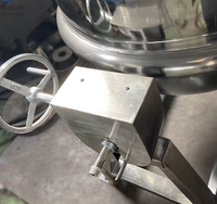 Huashang Custom Industriële RVS Kookmixer met Automatisch Voer- en Afvoersysteem Jacket Kettle
