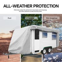 NHCX Couverture de remorque de voyage en tissu non tissé Couverture de caravane RV Couverture supérieure Pop