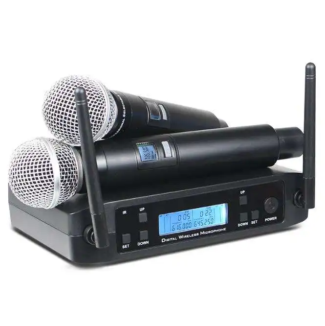 Microfono dinâmico Dropshipping RTS botão de youtube GLXD4 microfone sem fio profissional